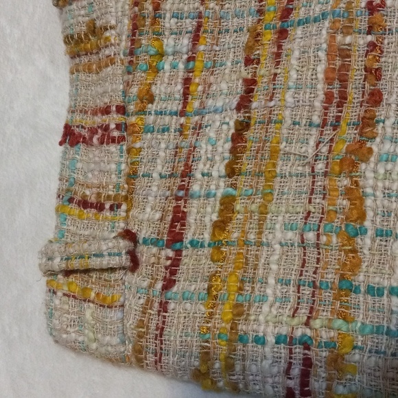 Anthropologie What Comes Around Goes Around Multicolor Tweed Boucle Shorts - Picture 5 of 13